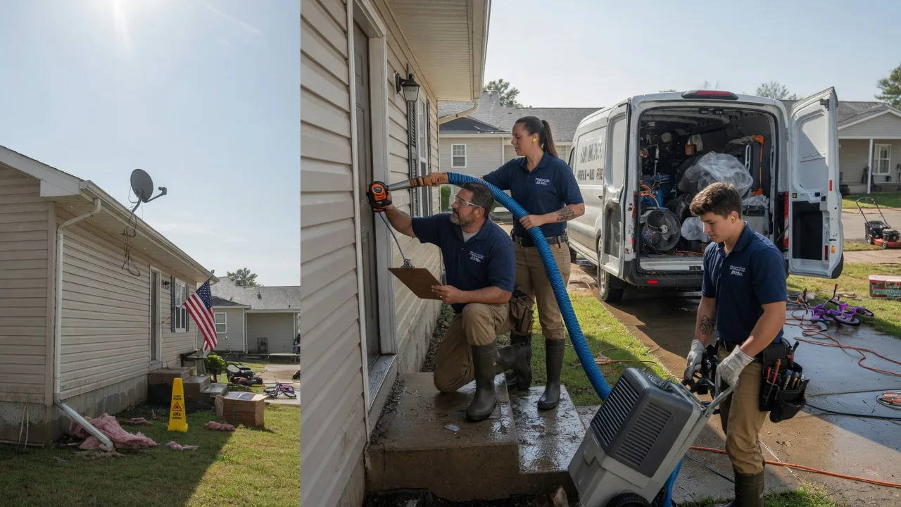 Ceiling Water Damage Restoration in Coopers Mills, ME near me